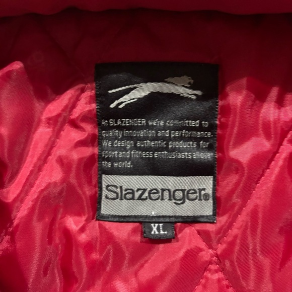 Slazenger Red Puffer Jacket - Picture 7 of 8